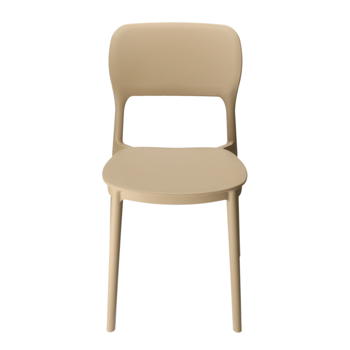 SI TONY Taupe design Plastic outdoor chair